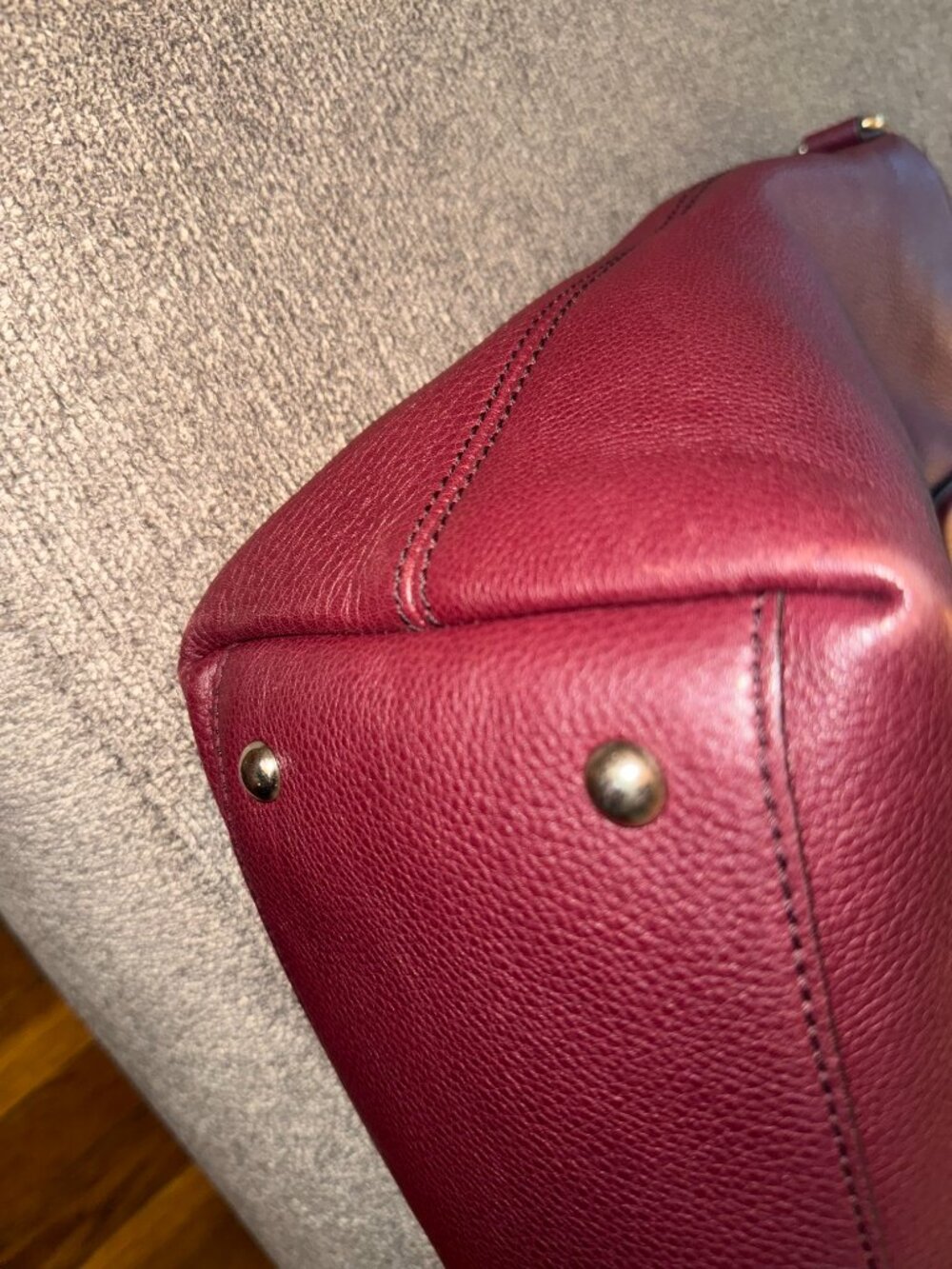 Gucci Soho Hobo Shoulder Tote Burgundy Bordeaux - Picture 3 of 12